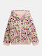 Kids Sweatshirt Cardigan with Hood and Pockets Pink