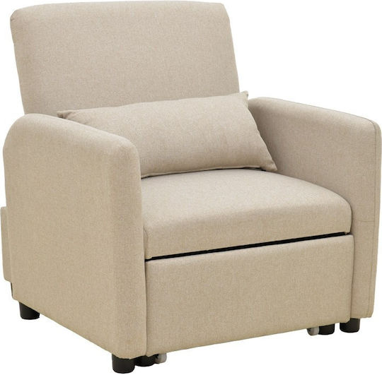Flexa Sessel Bett Beige 85x92x84cm
