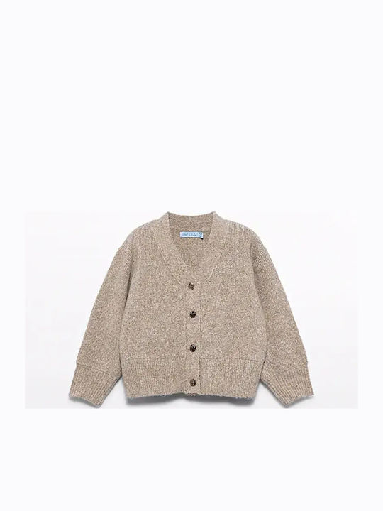 Kinder-Strickjacke Beige