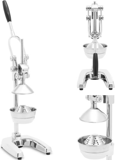 Royal Catering Tischpresse Orange Lemon Granatapfel aus Inox in Oranger Farbe