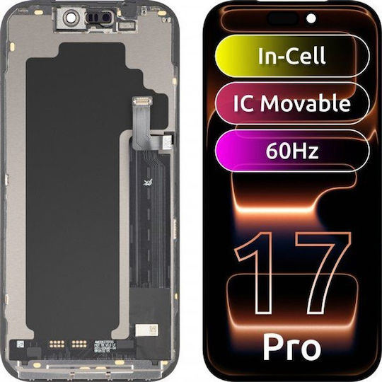 Οθόνη με Μηχανισμό Αφής για Apple Iphone 17 Pro (Μαύρο)
