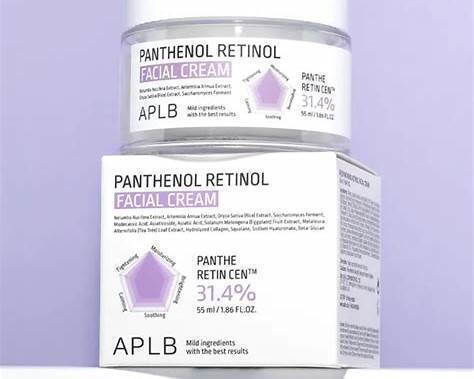 APLB Panthenol Retinol Face Cream for Moisturizing & Anti-aging with Retinol & Panthenol 55ml