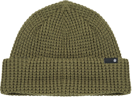 Damen Beanie Strickmütze in Khaki Farbe