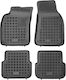 Audi A6 C6 Pre-facelift 2004-2008 Audi A6 C6 Allroad Quattro 2006-2011 Черни Гумени Килими за Кола Car Mats Rezaw Plast 4 Бр