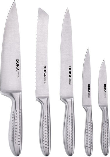 Duka Messer Set aus Rostfreiem Stahl 5 Stück Duka Messer Set aus Rostfreiem Stahl 5 Stück