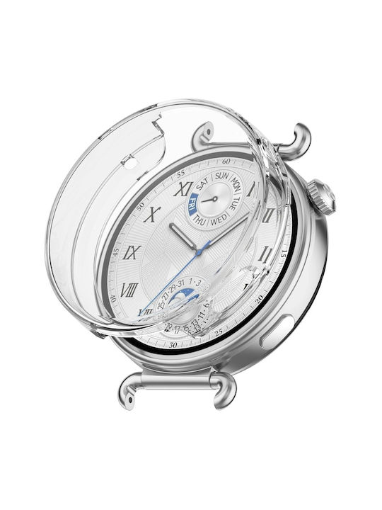 Bizon Husă din Silicon în Culoare Transparentă pentru Huawei Watch Gt6 41mm