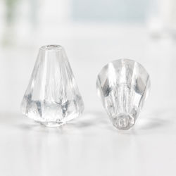 Transparente Acrylperlen Träne Perlen 10x13mm 50 Stück 23-27 Transparente Acrylperlen Träne Perlen 10x13mm 50 Stück 23-27
