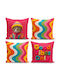 Aberto Design Aberto Design Dekorativer Kissenbezug Mehrfarbig 43x43cm