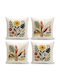 Aberto Design Aberto Design Dekorativer Kissenbezug Mehrfarbig 43x43cm