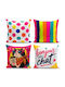 Aberto Design Dekorativer Kissenbezug Mehrfarbig 43x43cm