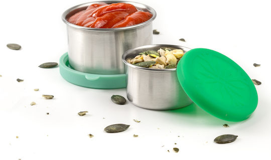 Lekkabox Plastic Green 2 Pieces
