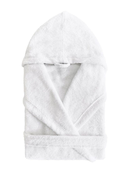 Sorema Plus Bathrobe Hooded White 400gr/m²