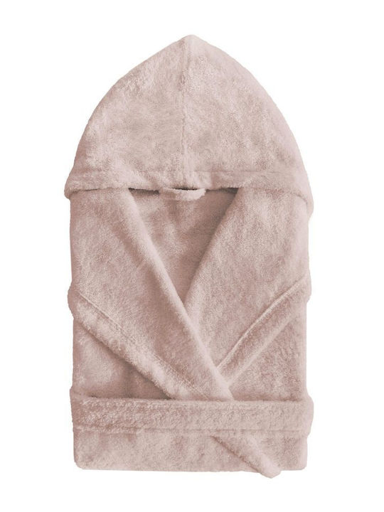Sorema Plus Bathrobe Hooded Pink 400gr/m²