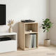 vidaXL Vinylplatten-Schrank Sonoma Eiche 38x33x61 cm 1 Stück