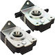 Bmw 3 E36 90-98 Hood Lock Engine Cover Left + Right 2 Pcs Set