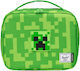 Herschel Pop Quiz Kids' Lunch Bag Handbag 5 Litre Green Minecraft 20cm