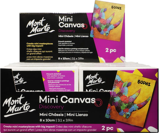 Mont Marte Mini Canvas 8x10cm 2pcs/set