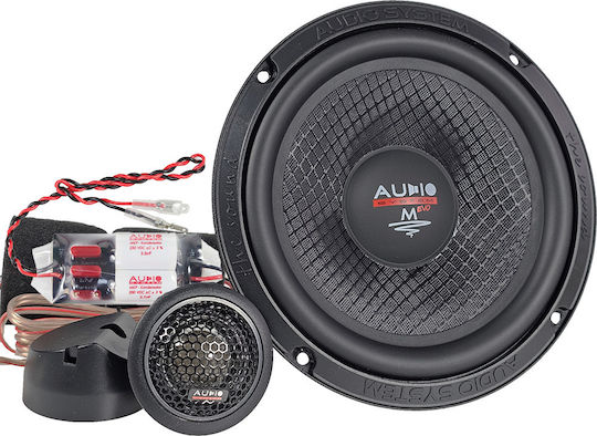 Audio System M165 Evo 3 Ηχείο Αυτοκινήτου 6.5" με 90W RMS (2 Δρόμων) Τεμάχιο
