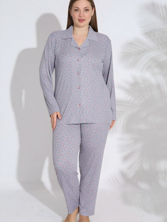 Boyraz Boyraz Damen Schlafanzug Set Mehrfarbig