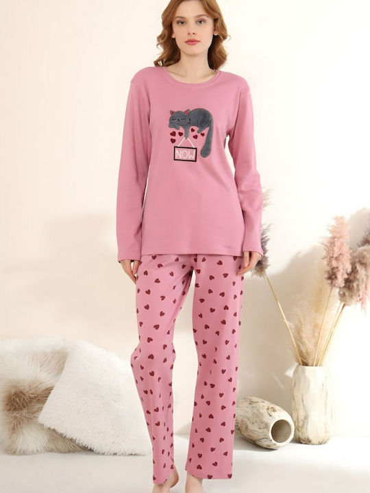 Boyraz Winters Damen Pyjama-Set Rose Boyraz