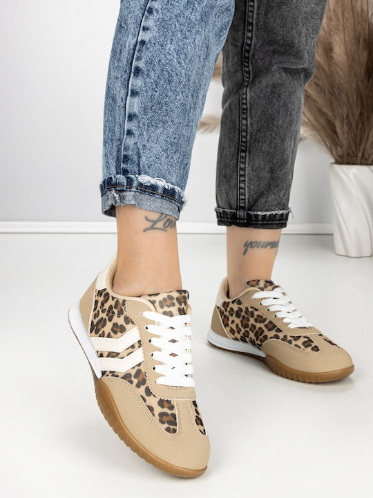 Adidași Flatforms Pentru Femei Leopard
