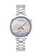 Pierre Lannier Damenuhr Automatisch mit Silber Metall-Armband