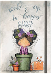 Linardatos Girls Daily Agenda B6 2027 14x21 cm