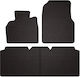 Rubber Car Mats Renault Espace Iv Minivan 2002-2014 Black Fitted