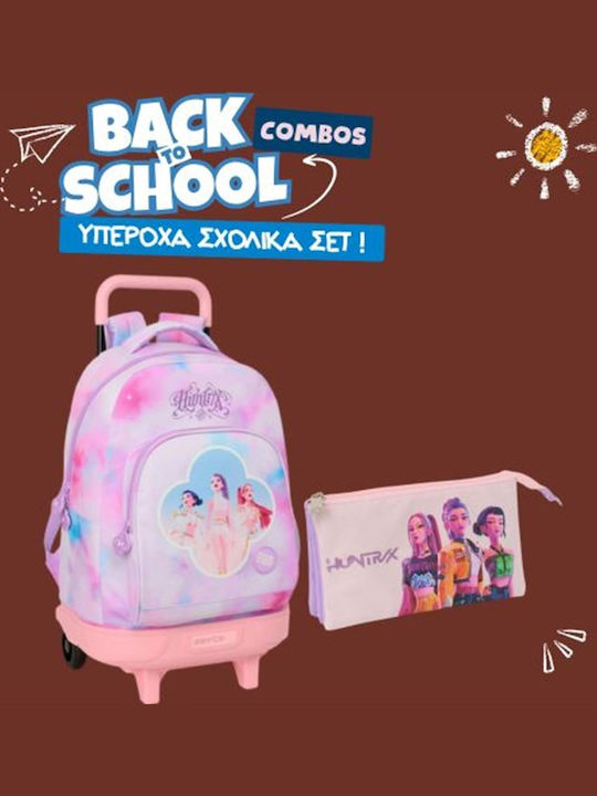 Schulset Tasche Trolley Demon Hunters Kpop + Federmäppchen Dreifach Demon Hunters Kpop Sb0031 Schulset Tasche Trolley Demon Hunters Kpop + Federmäppchen Dreifach Demon Hunters Kpop Sb0031