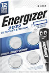 Energizer Ultimate Μπαταρίες Λιθίου Ρολογιών CR...