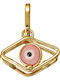 Tasoulis Jewellery Collection Eye Charm from 9K Gold