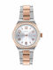 Radiant Herrenuhr 34mm Batterie mit Rosafarbenem rostfreiem Stahlarmband