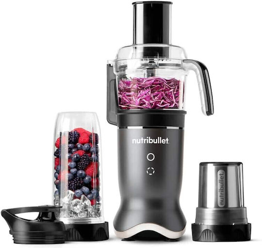 NutriBullet Ultra Plus+ Блендер с Кана Tritan 900 мл 1200W Сребрист