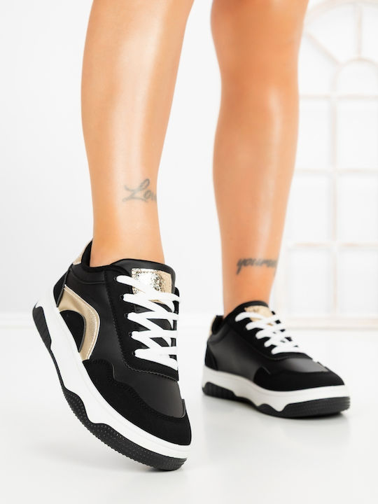 Kalapod Adidași Flatforms Pentru Femei Negri