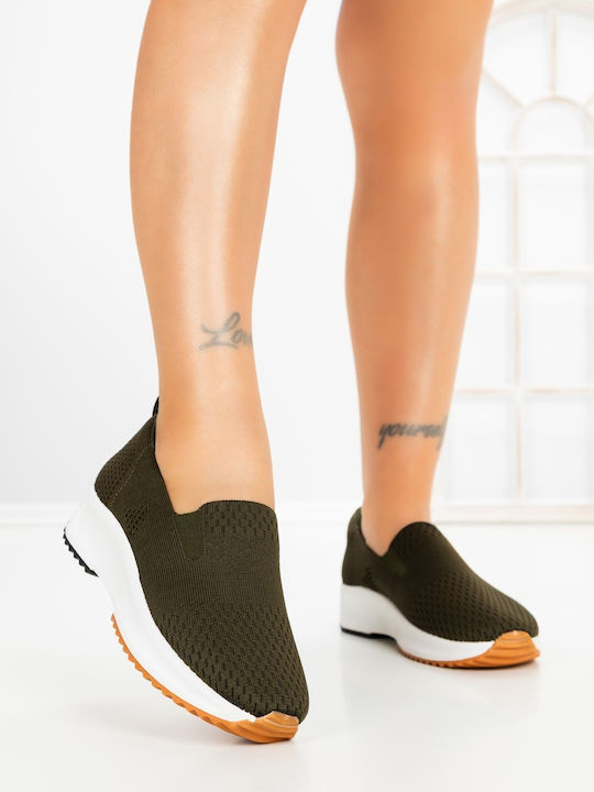 Kalapod Adidași Flatforms Pentru Femei Verzi