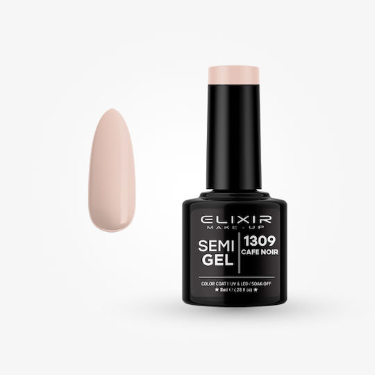 Elixir Elixir Gel Nagellack #1309 Café Schwarz 8ml