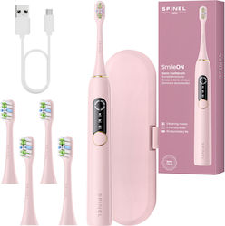 Spinel Elektrische Zahnbürste mit Reiseetui Rosa Duo Pack