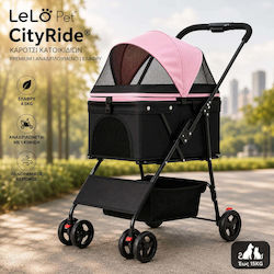 Lelo Pet CityRide – Premium Καρότσι έως 15kg Ροζ