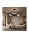 kelvo White LED Ceiling Light With Warm To Cool White Light 120x120cm