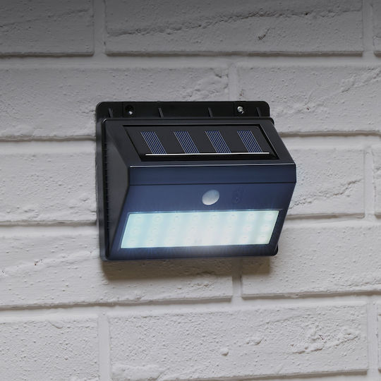 Grundig Wall Mounted Solar Light Cold White with Motion Sensor and Photocell IP44 8x6x13cm