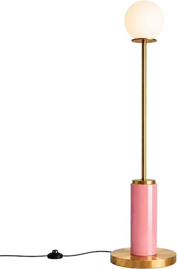 Opviq Moira Floor Lamp H150xL30cm with E27 Bulb Base Yellow