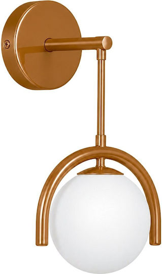 Opviq Gedik Modern Lămpi de perete cu dulie E27 Portocaliu 20cm