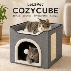 Lelo Pet CozyCube Classic Arch – Two Storey Grey House