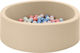Ball Pit Beige for 6+ Years