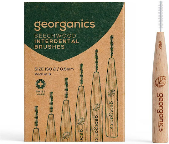 Georganics Интердентални четки 0.5mm 6бр
