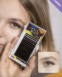 Eyelash Extensions Rili Choco C0.10 9mm 16 Lines