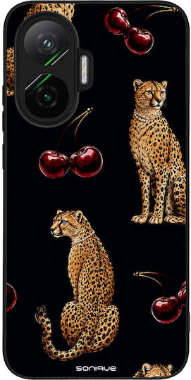 Калъф Sonique Diva Series Xiaomi Poco F7 5g Череша Гепард