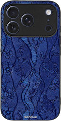 Калъф Sonique Diva Series Apple Iphone 17 Pro Син Дантела