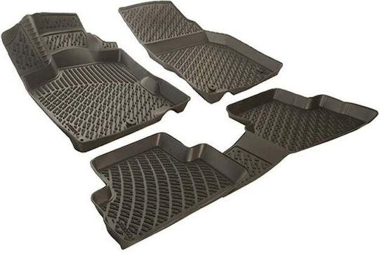 3D Raised Sides Rubber TPE Car Mats Kia XCeed 2026 Rizline 4 Black Pieces