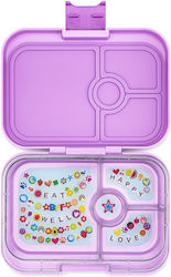 Yumbox Plastic Kids Food Container Purple